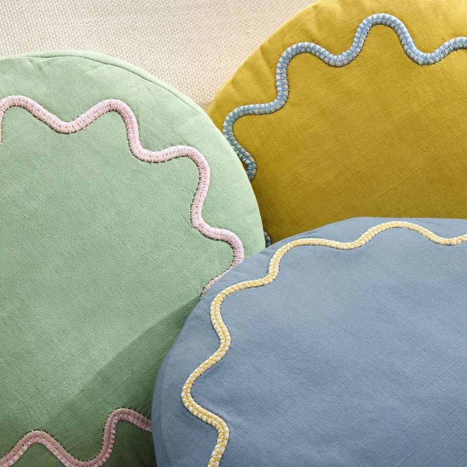 RHODE Wiggle Round Cushion
