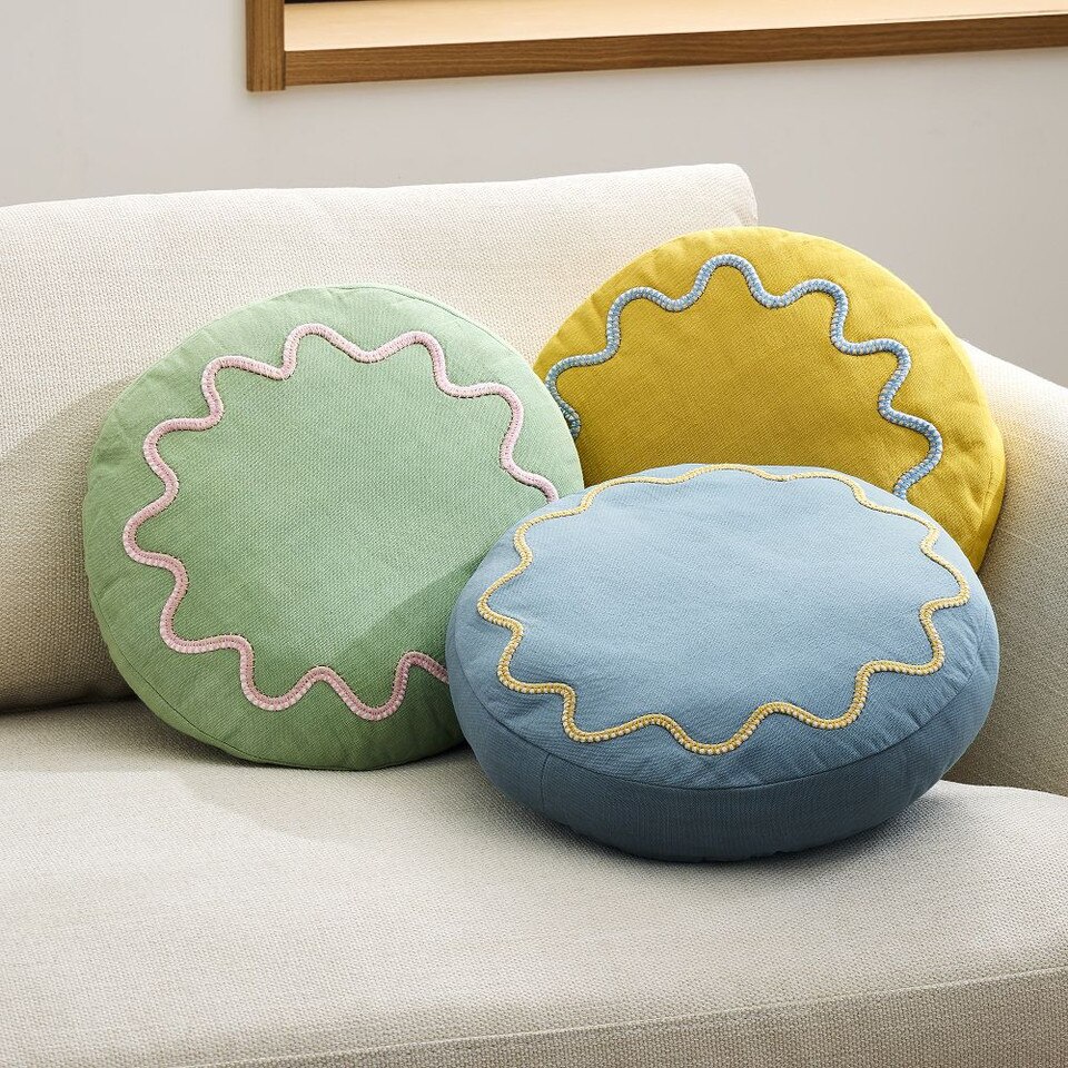 RHODE Wiggle Round Cushion