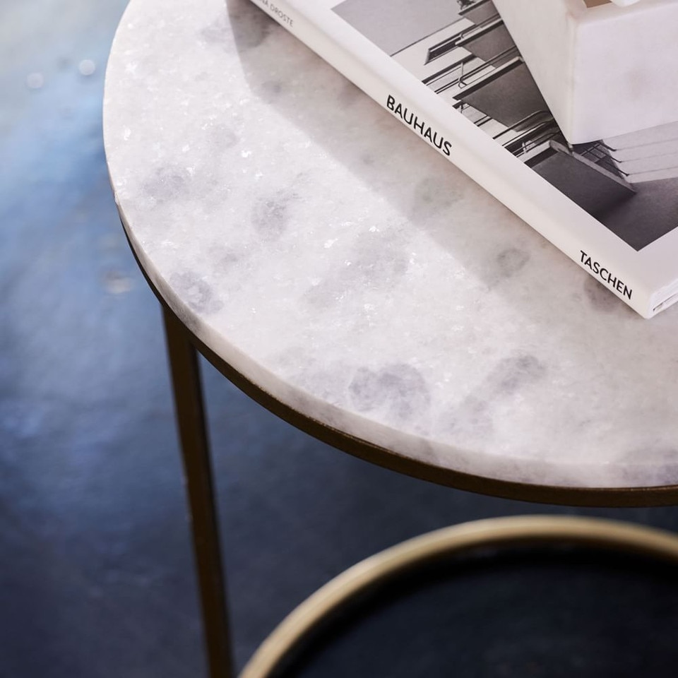 Round Nesting Side Tables Set (30 cm)