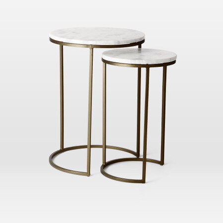 Lovely pictures of end tables Round Nesting Side Tables Set West Elm United Kingdom