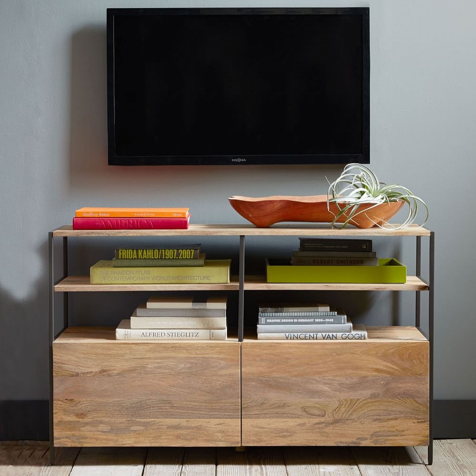 Industrial Modular Media Console (124 cm)