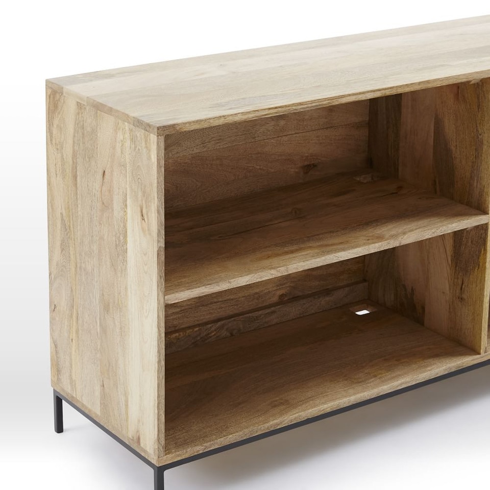 Industrial Open Storage Modular Bookcase (163 cm)