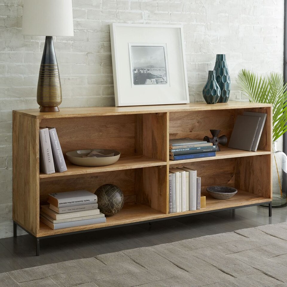 Simple Modular Bookcase with Simple Decor