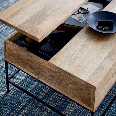 Industrial Storage Pop Up Coffee Table Small 91 Cm West Elm United Kingdom - Small Wood Coffee Tables Uk Industrial Storage Pop Up Coffee Table Small 91 Cm West Elm United Kingdom - Small Wood Coffee Tables Uk