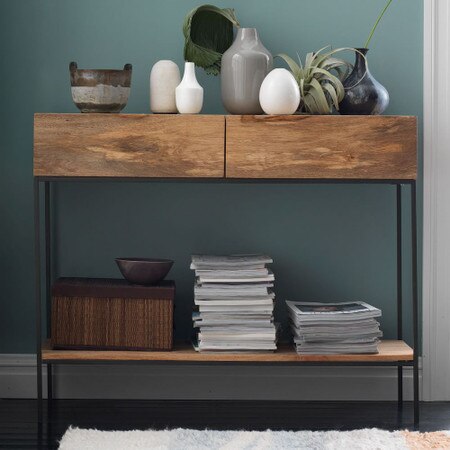 Industrial Storage Console West Elm United Kingdom
