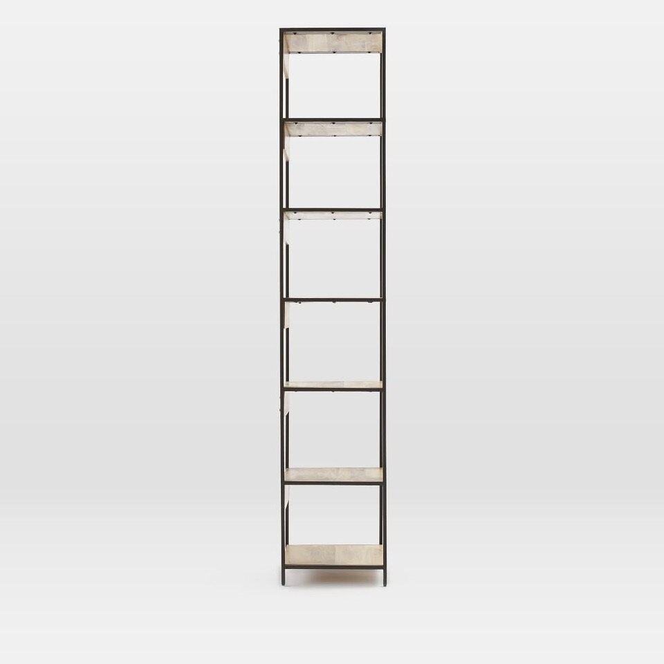 Industrial Modular Large Media Set w/ Bookshelves (257 cm)