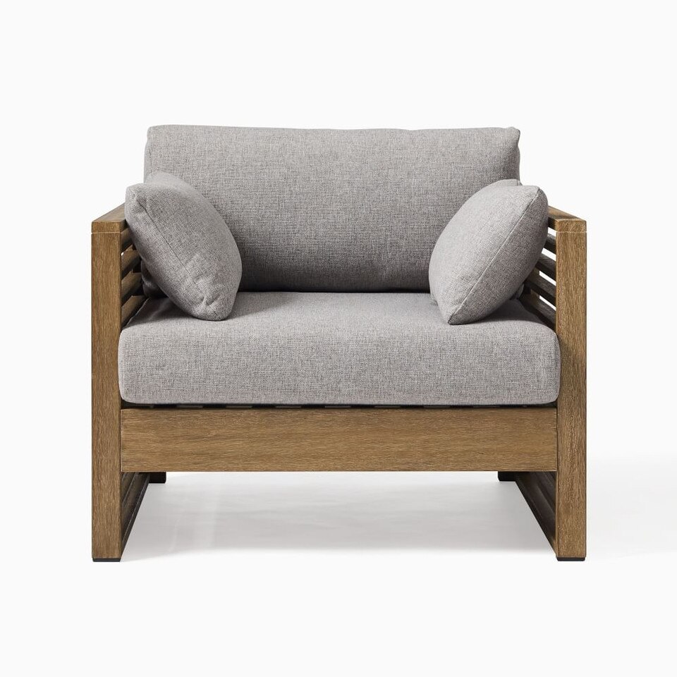 Santa Fe Slatted Outdoor Lounge Chair