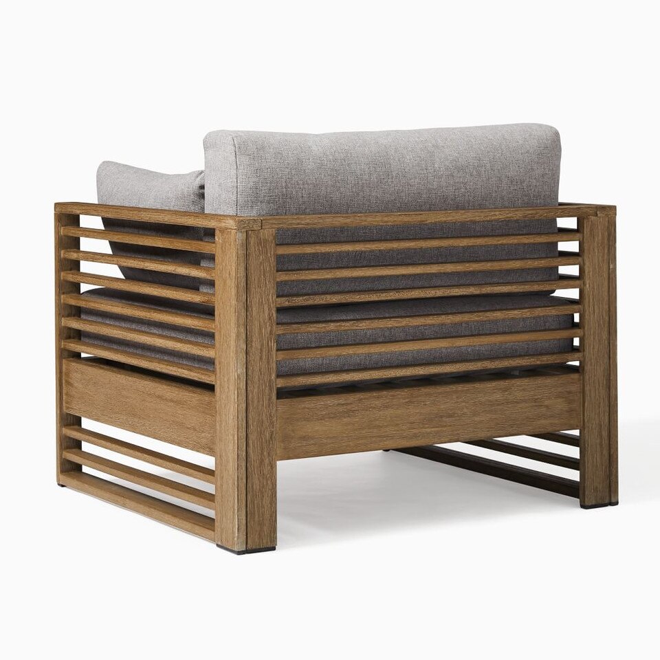 Santa Fe Slatted Outdoor Lounge Chair