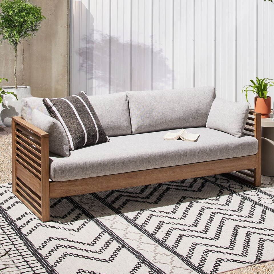 Santa Fe Slatted Garden Sofa
