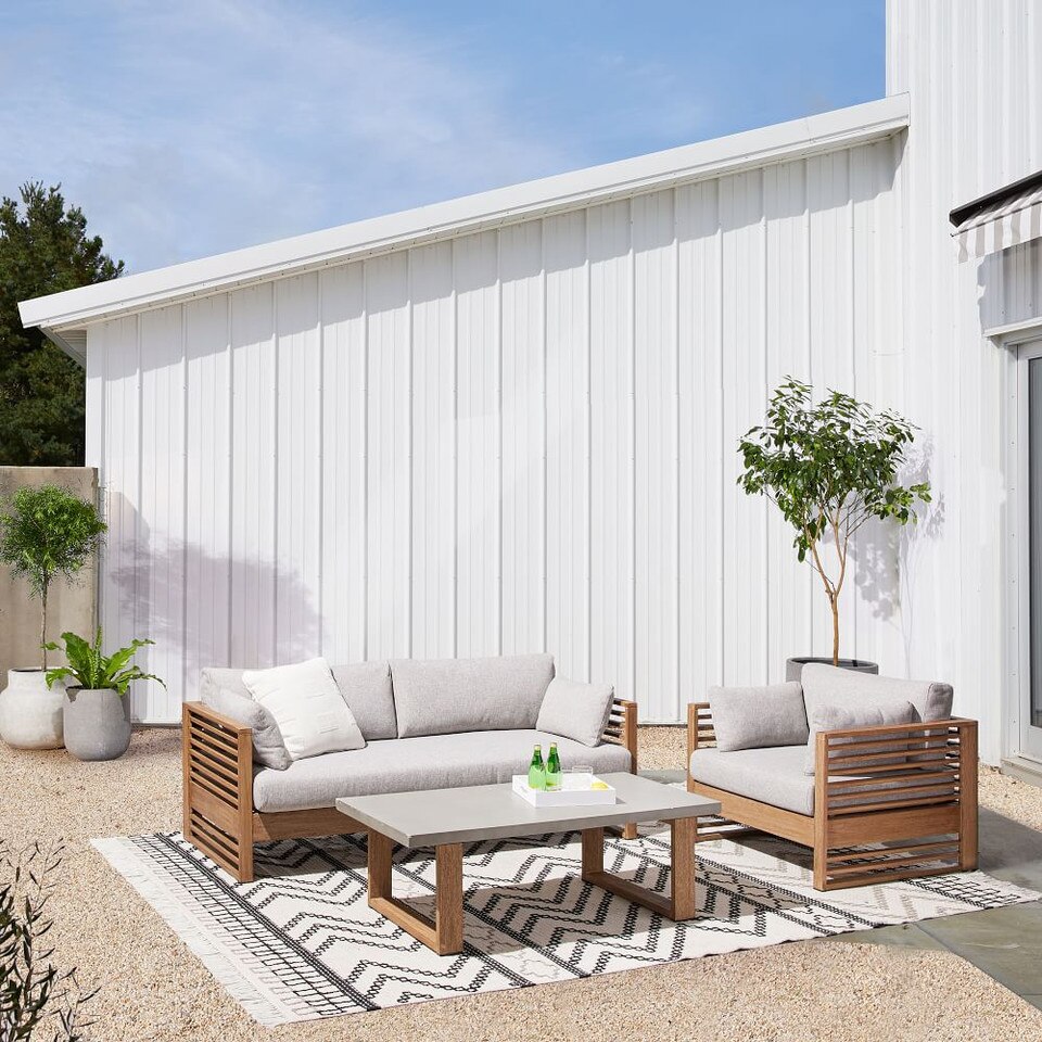 Santa Fe Slatted Garden Sofa