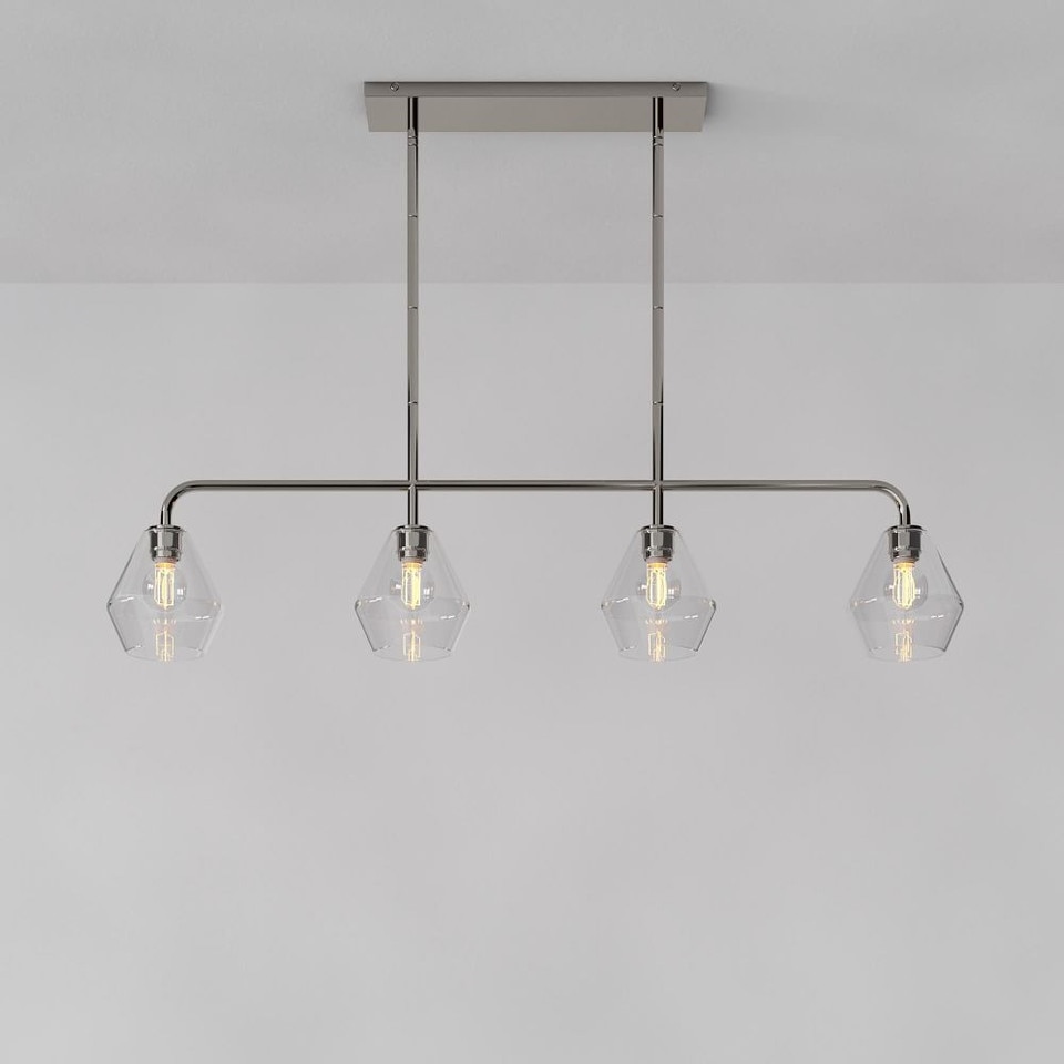 Sculptural 4-Light Geo Pendant