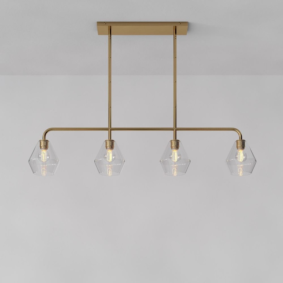 Sculptural 4-Light Geo Pendant