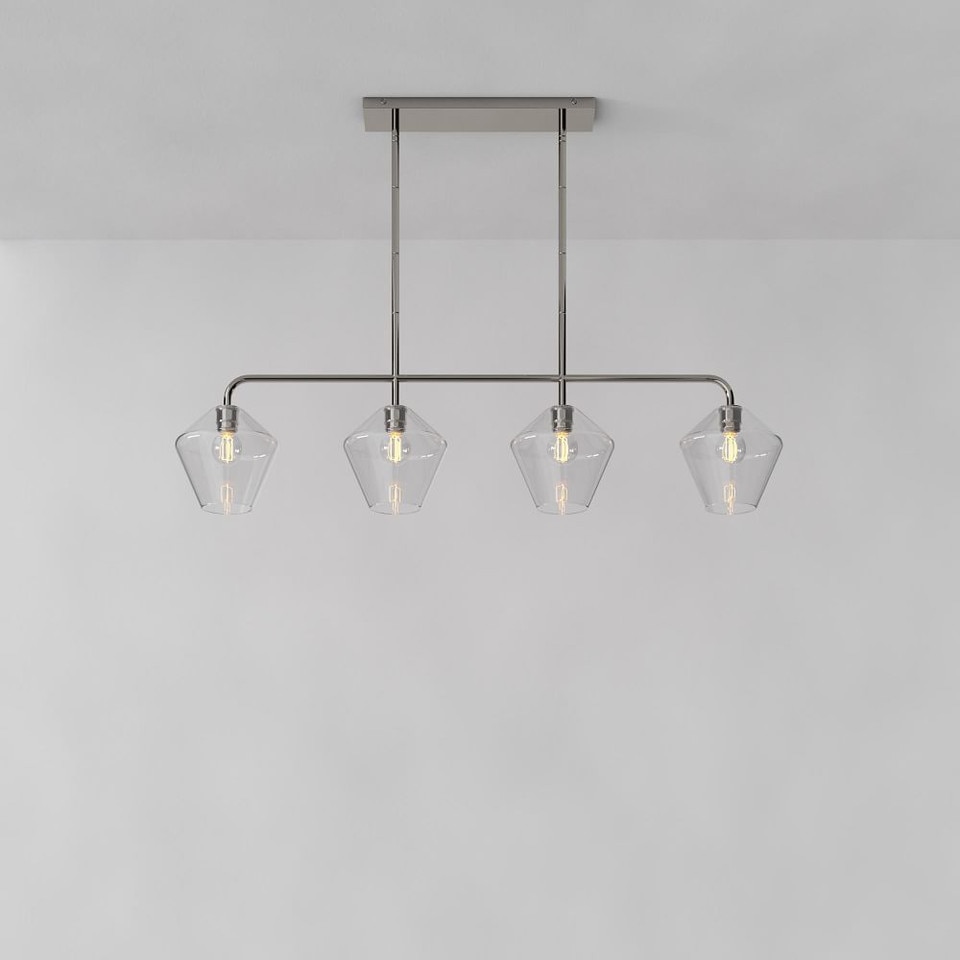 Sculptural 4-Light Geo Pendant