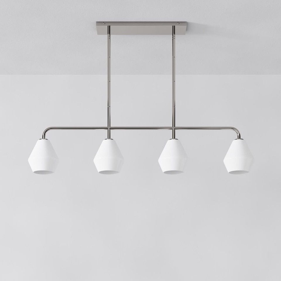 Sculptural 4-Light Geo Pendant