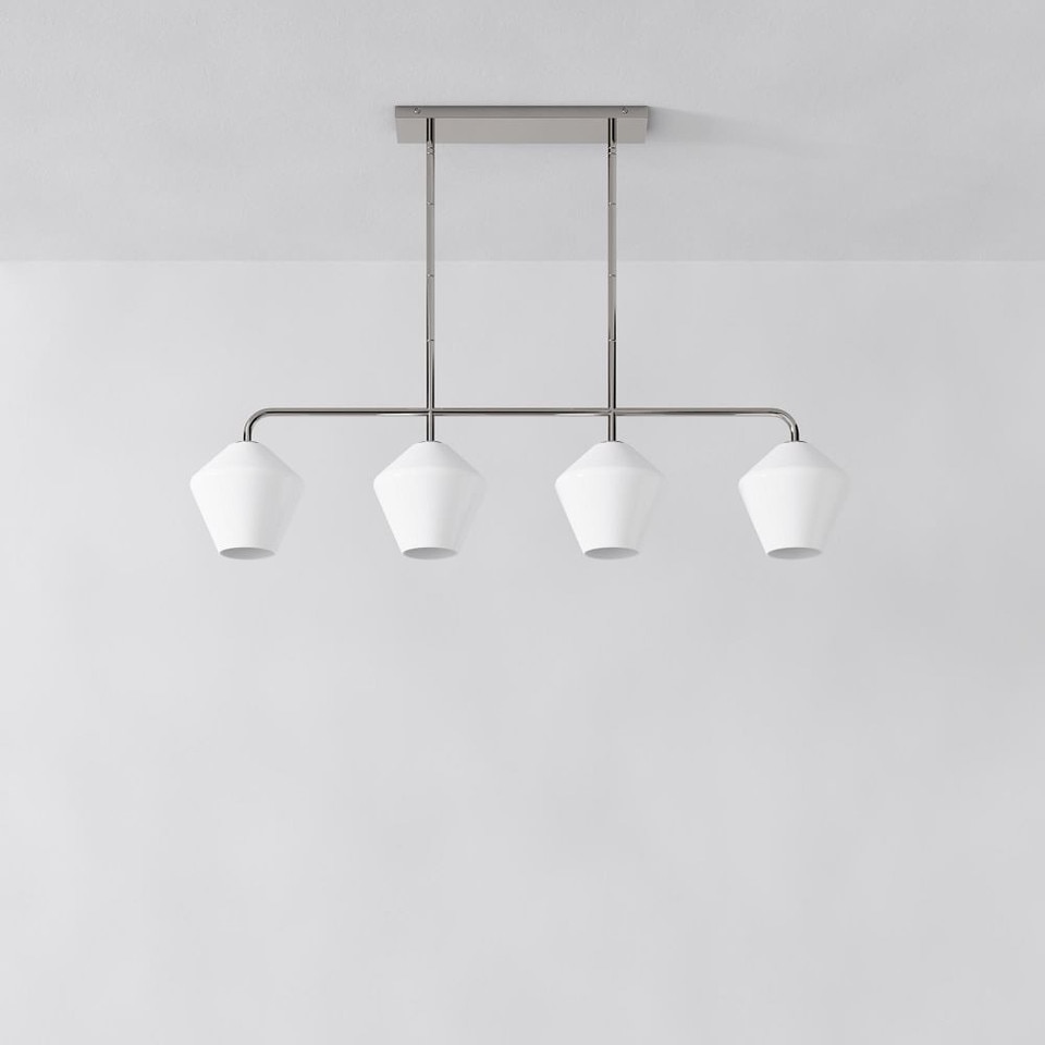 Sculptural 4-Light Geo Pendant