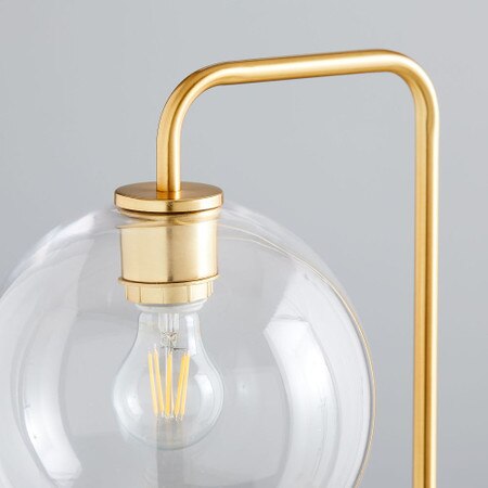 Sculptural Glass Globe Floor Lamp Clear West Elm United Kingdom Sculptural Glass Globe Floor Lamp, Floor Lamp Globe Glass Diffuser