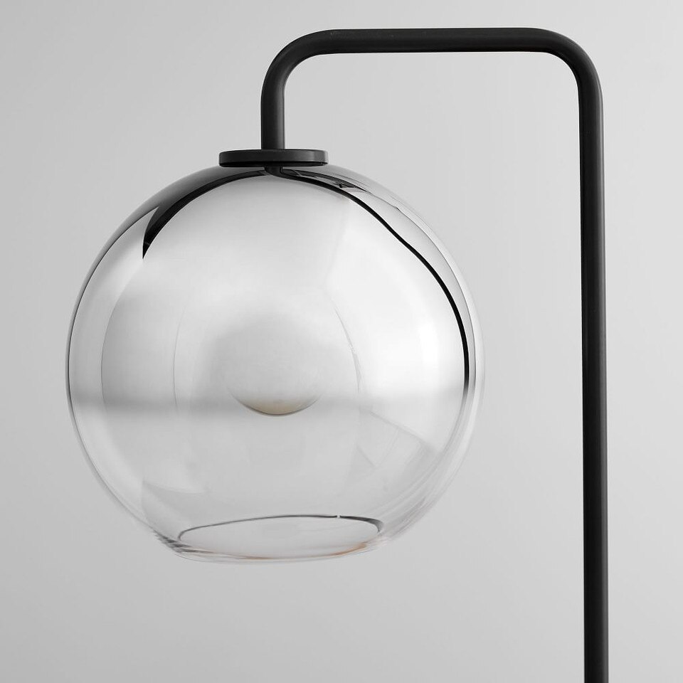 Sculptural Glass Globe Floor Lamp (147 cm)