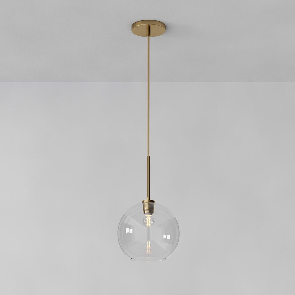 Sculptural Glass Globe Hardwired Pendant (15 cm - 33 cm)
