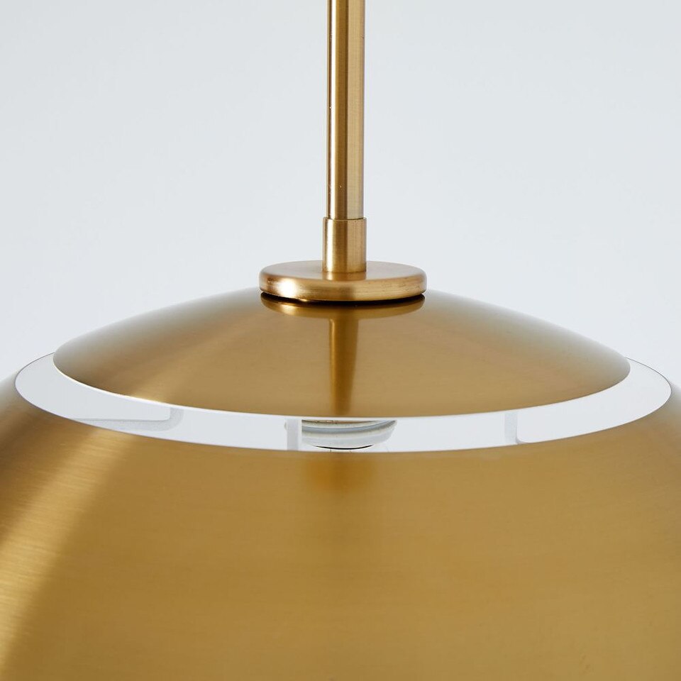 Sculptural Metal Pendant