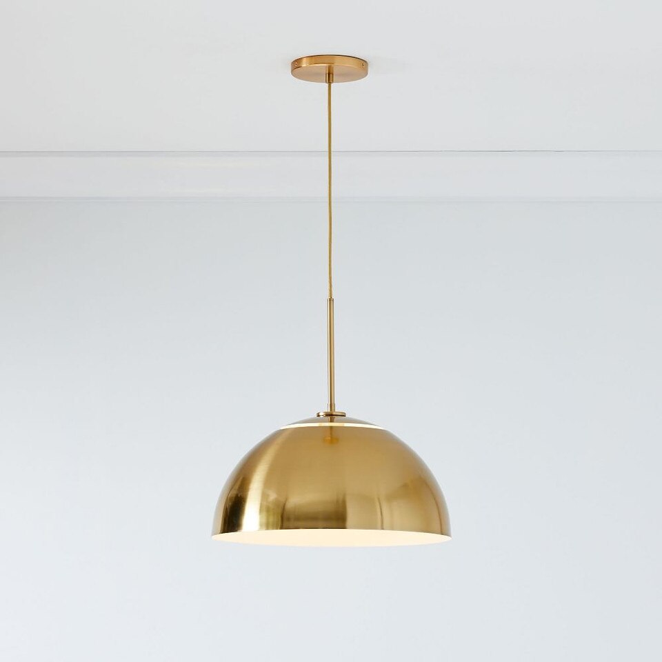 Sculptural Metal Pendant