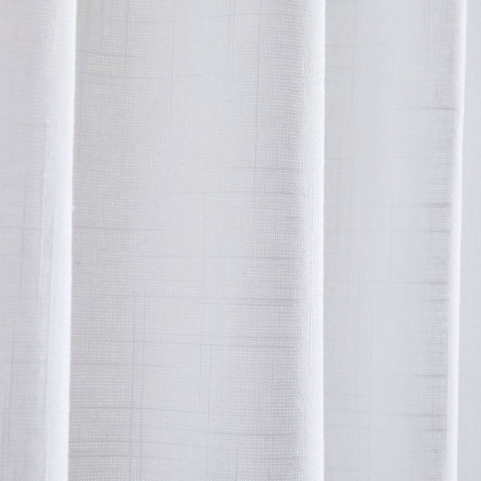 Sheer Crosshatch Curtain (Set of 2)
