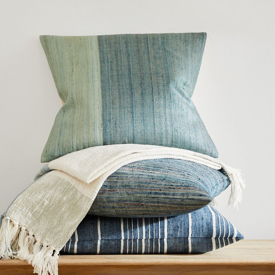 Shiny Silk Cushion Cover