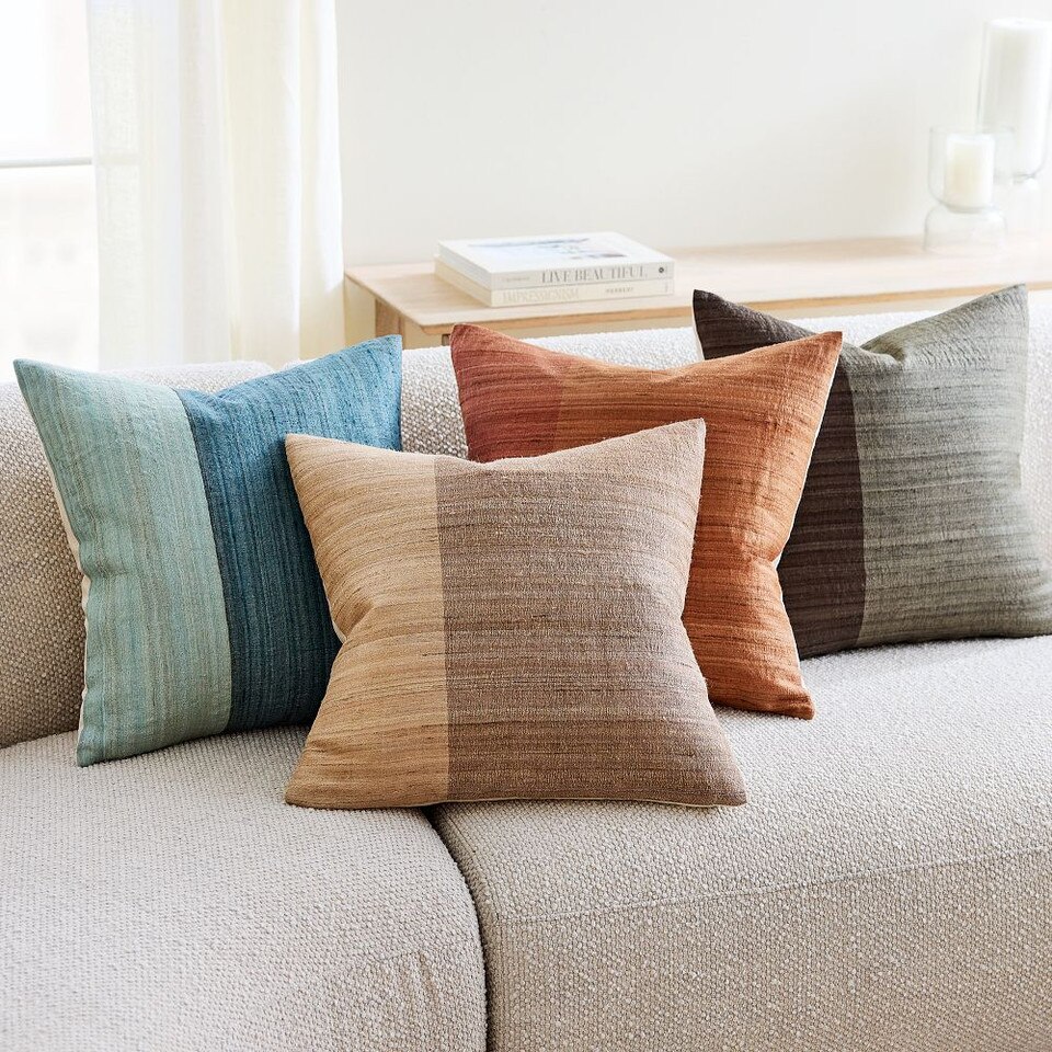 Shiny Silk Cushion Cover