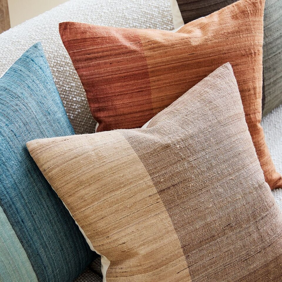 Shiny Silk Cushion Cover