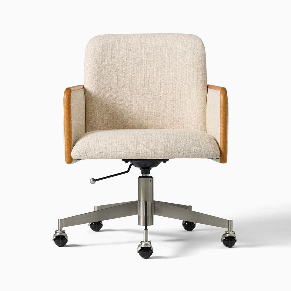 Show Wood Swivel Office Chair