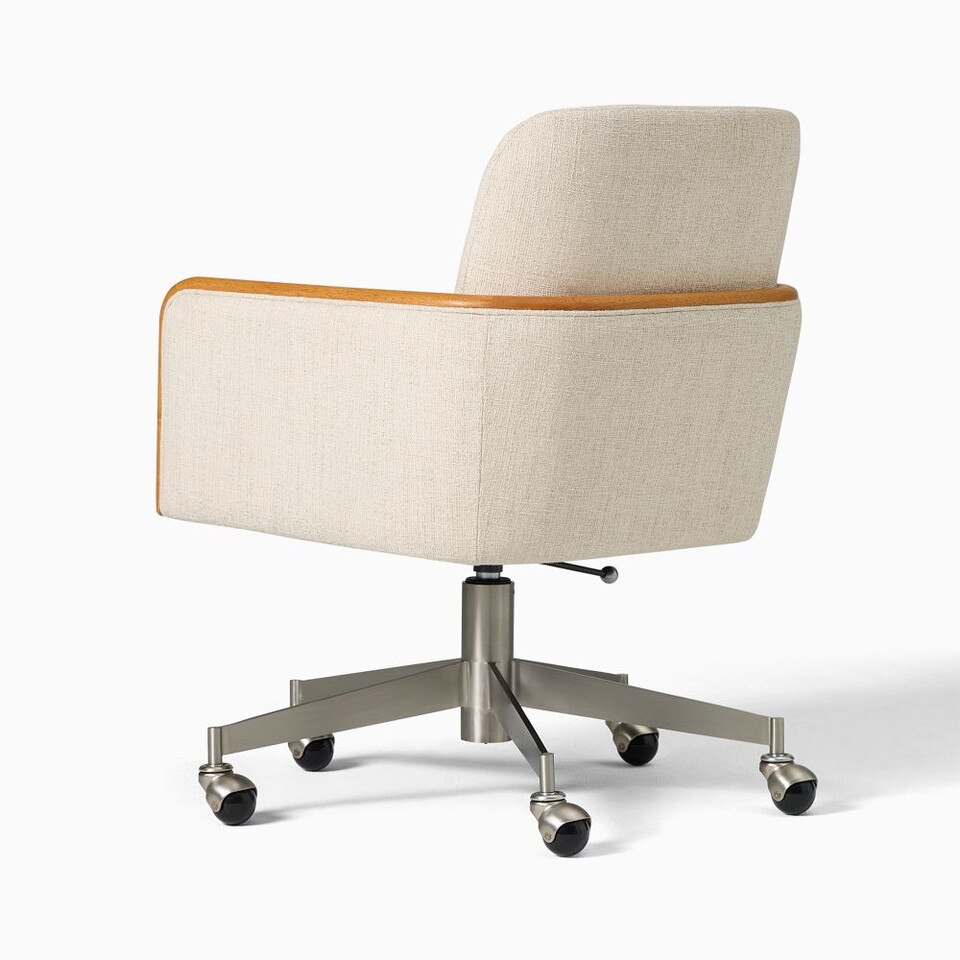 Show Wood Swivel Office Chair