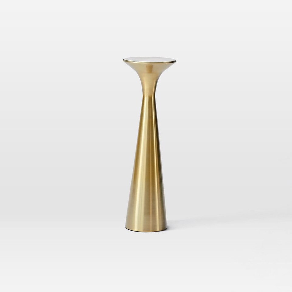 Silhouette Pedestal Drink Side Table