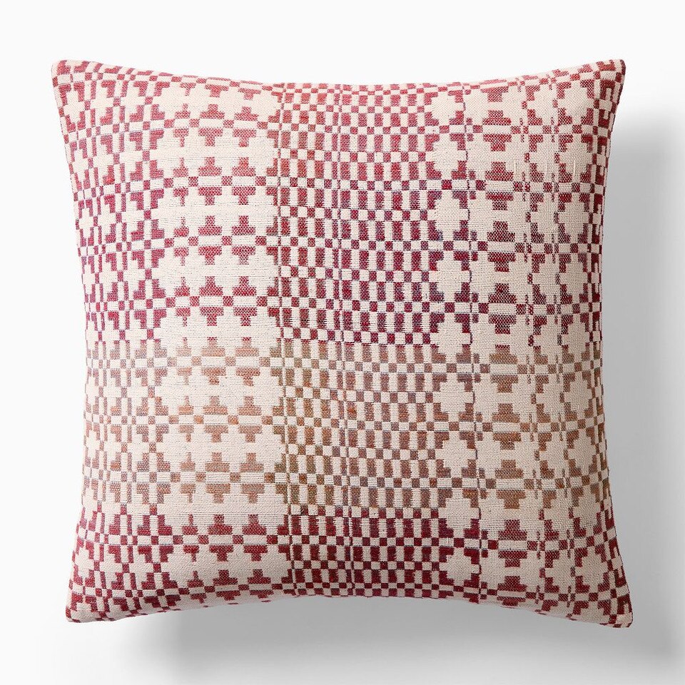 Silk Scandi Diamond Cushion Cover