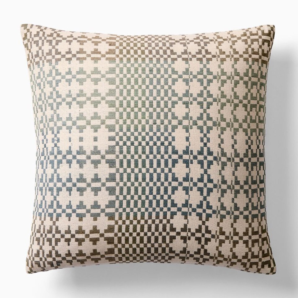 Silk Scandi Diamond Cushion Cover