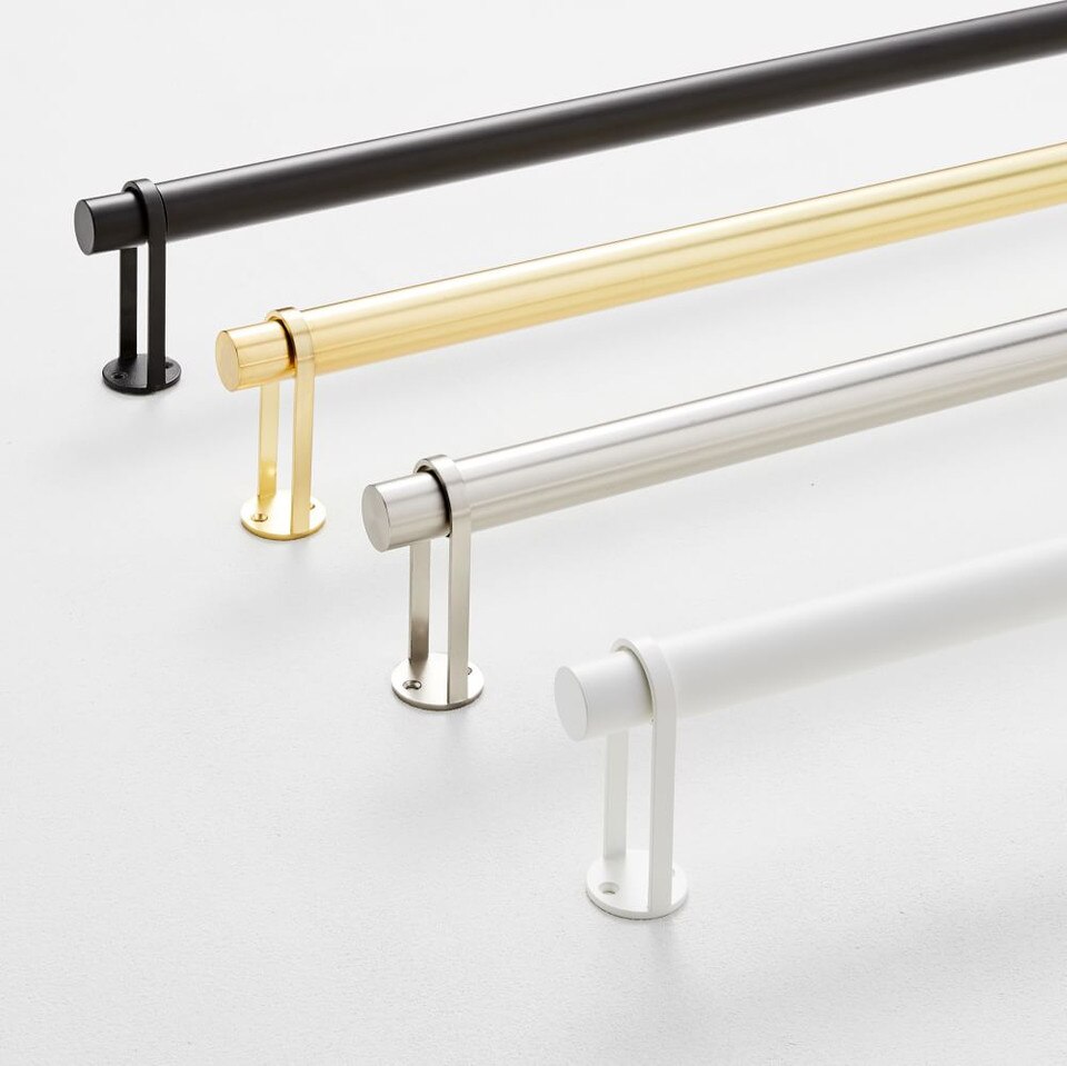 Simple Metal Rod - Brushed Nickel