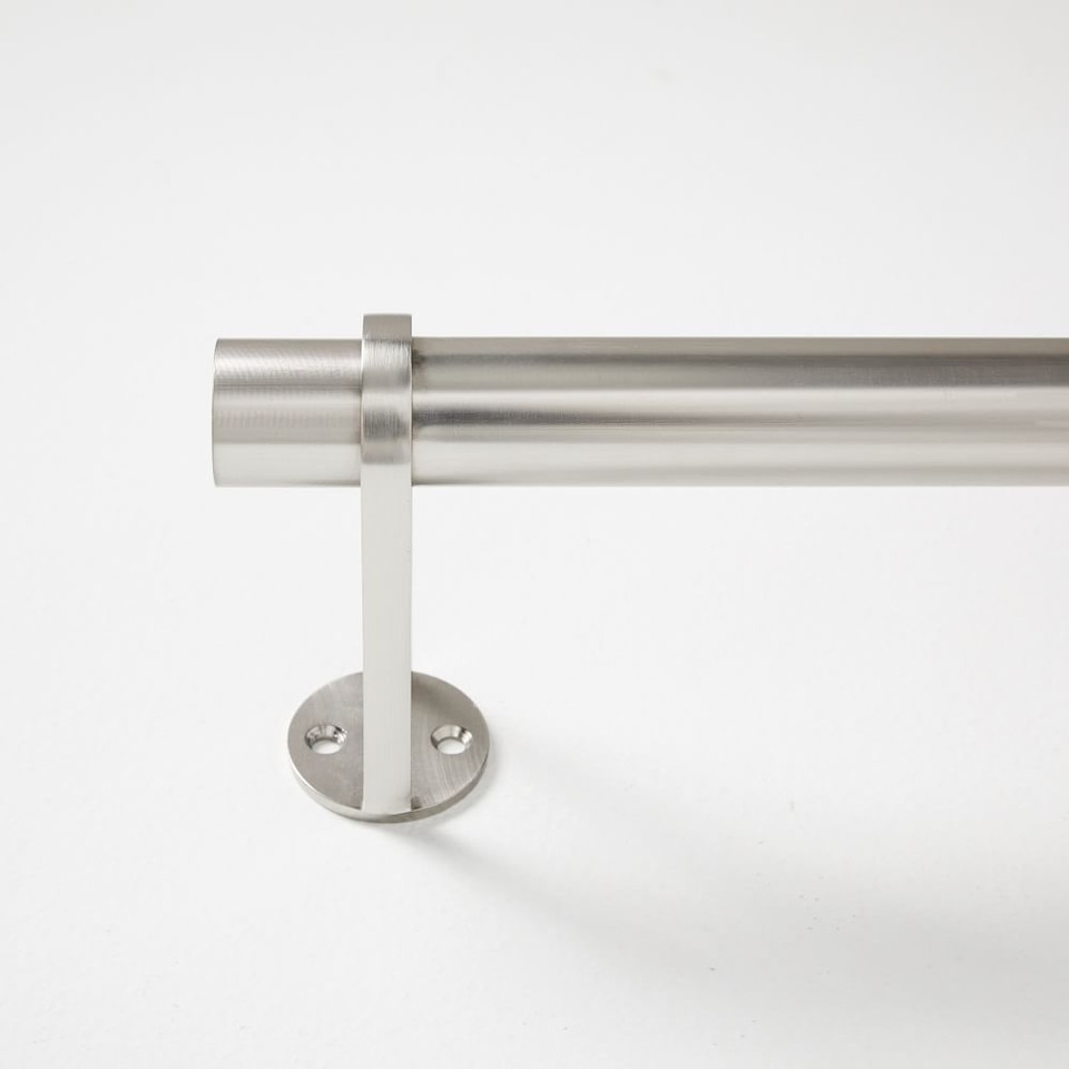 Simple Metal Rod - Brushed Nickel