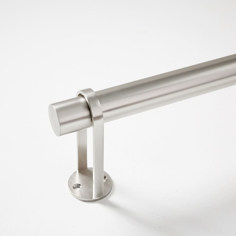 Simple Metal Rod - Brushed Nickel