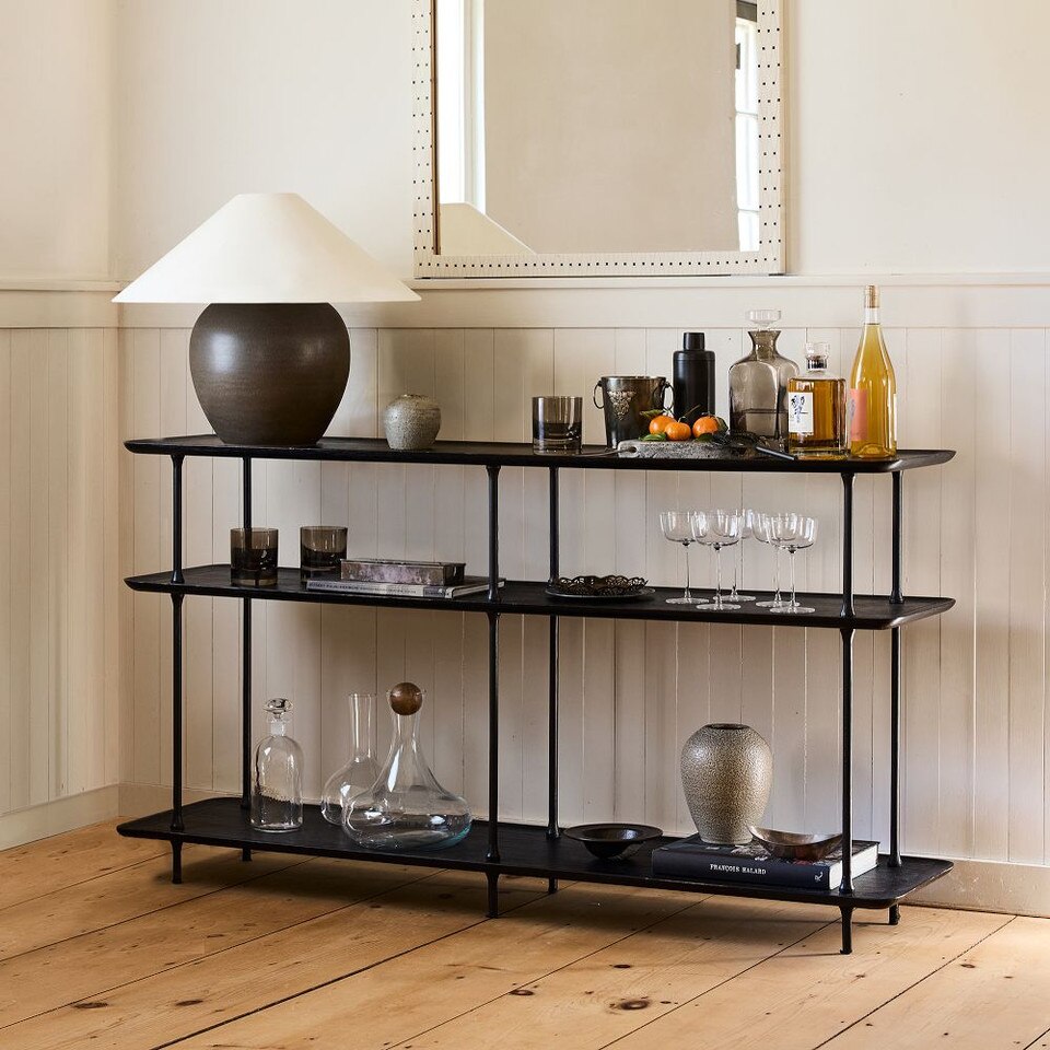 Sintra Wood & Metal Console (152 cm)