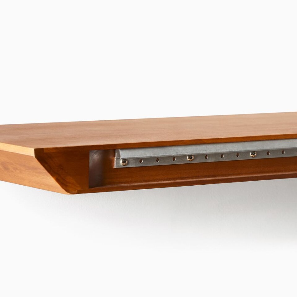 Slim Floating Wall Shelves (61 - 122 cm)