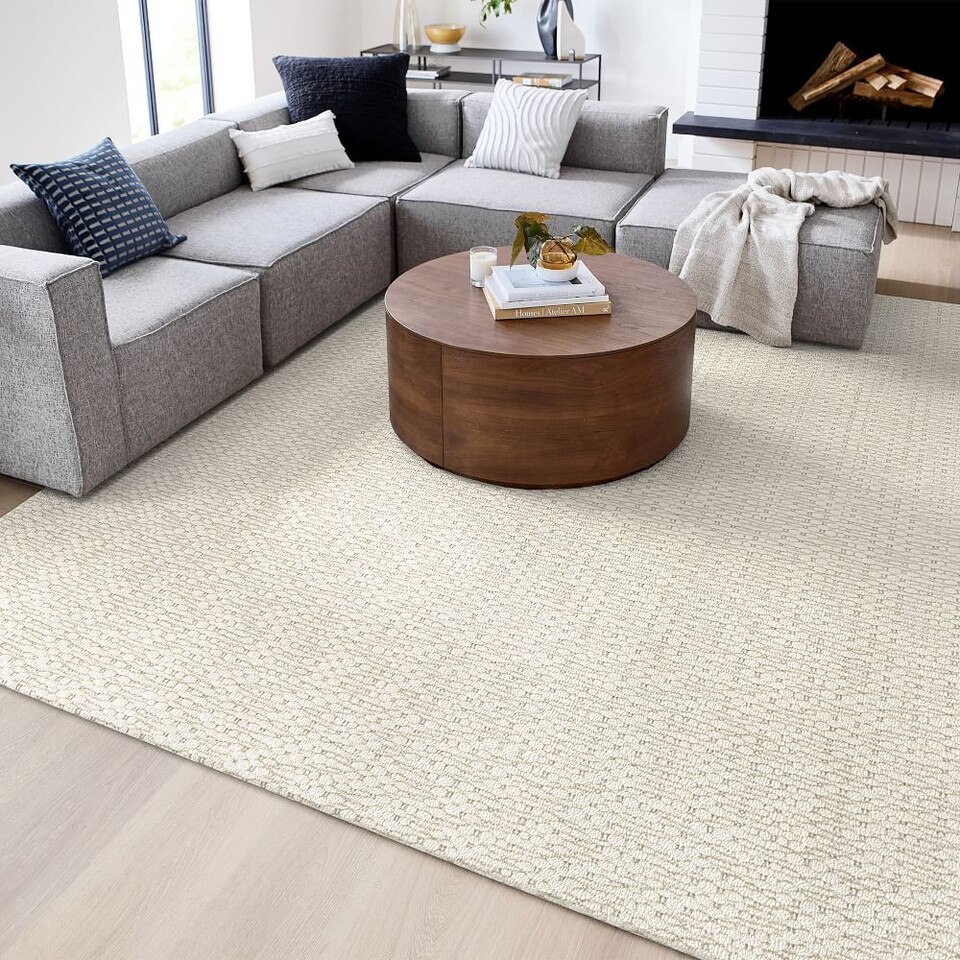 Slub Stripe Sweater Rug - West Elm UK