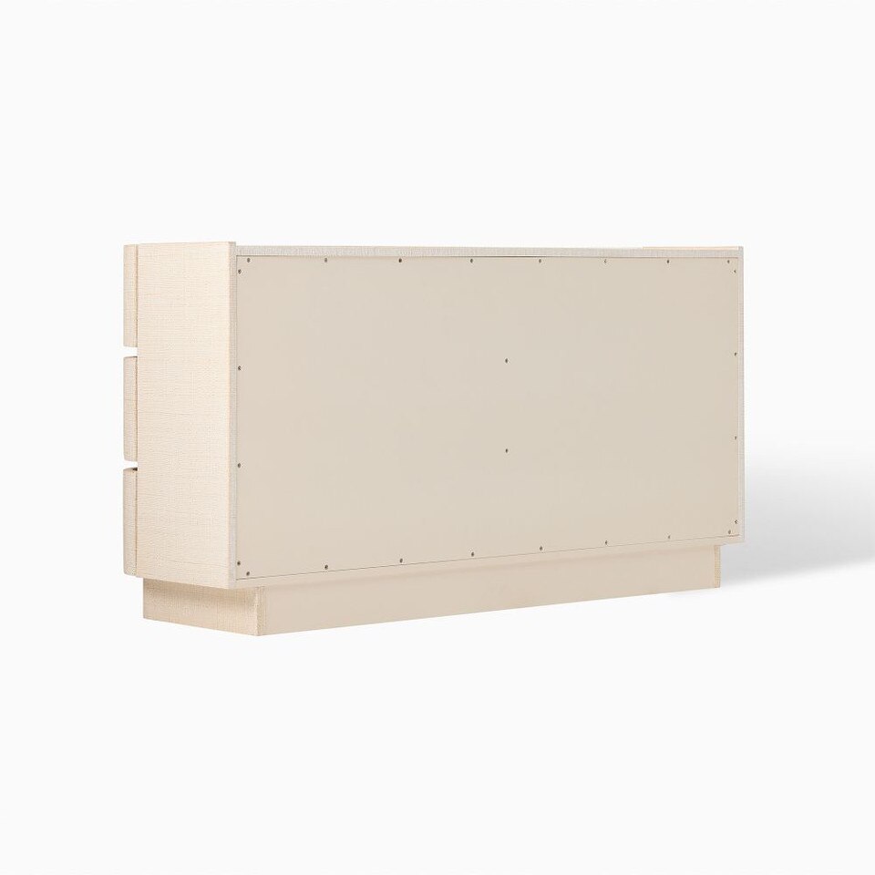 Solstice Painted Raffia 6-Drawer Chest (152 cm)