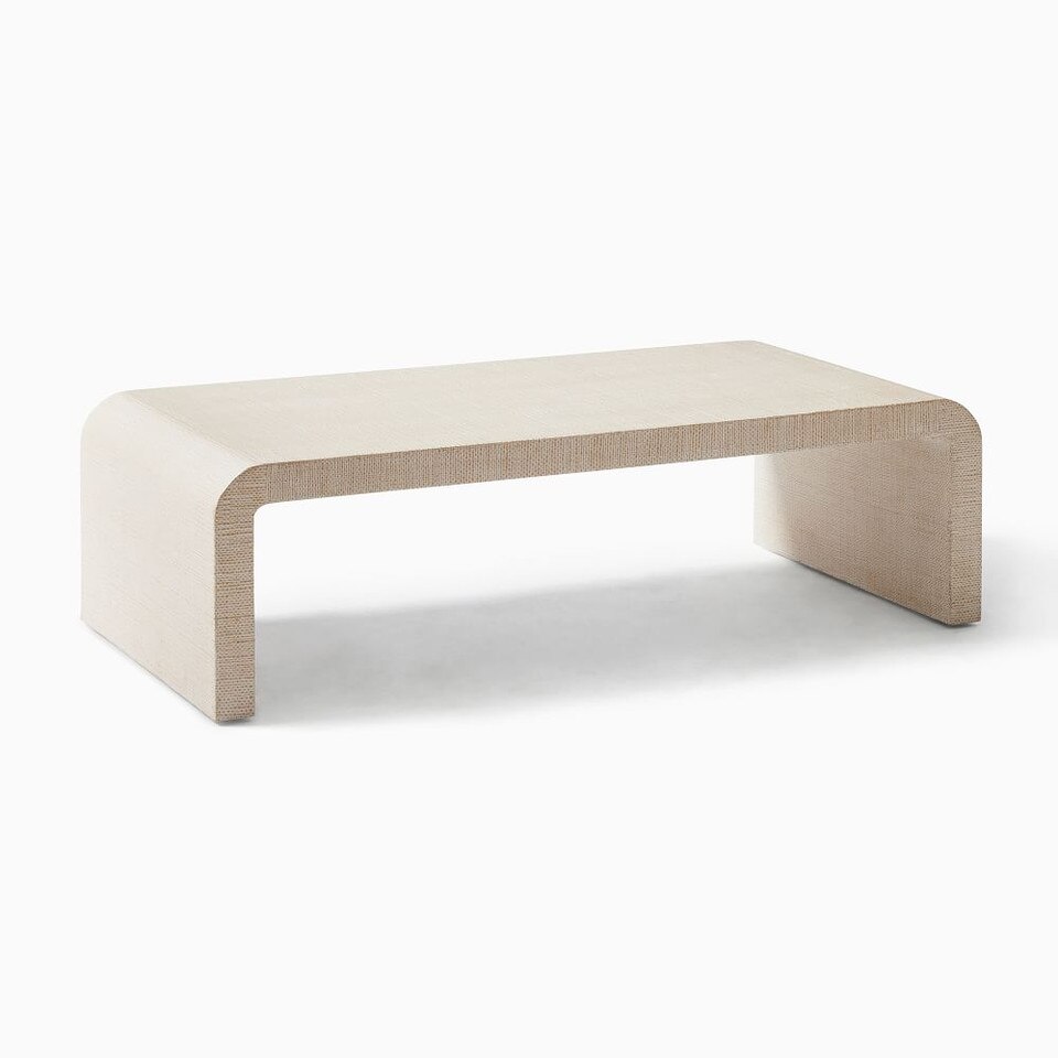 Solstice Painted Raffia Coffee Table (127 cm)