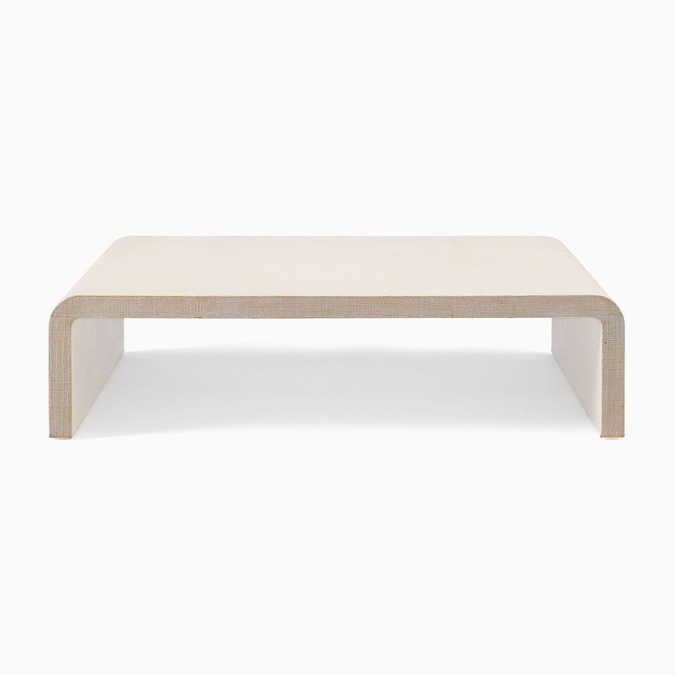 Solstice Painted Raffia Coffee Table (127 cm)