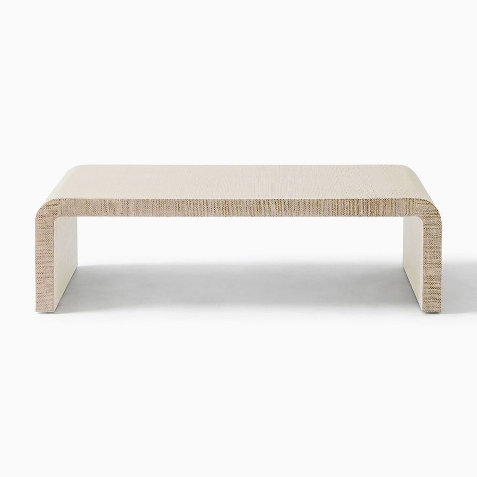 Solstice Painted Raffia Coffee Table (127 cm)