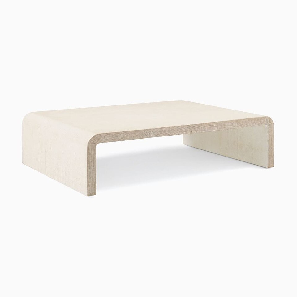 Solstice Painted Raffia Coffee Table (127 cm)