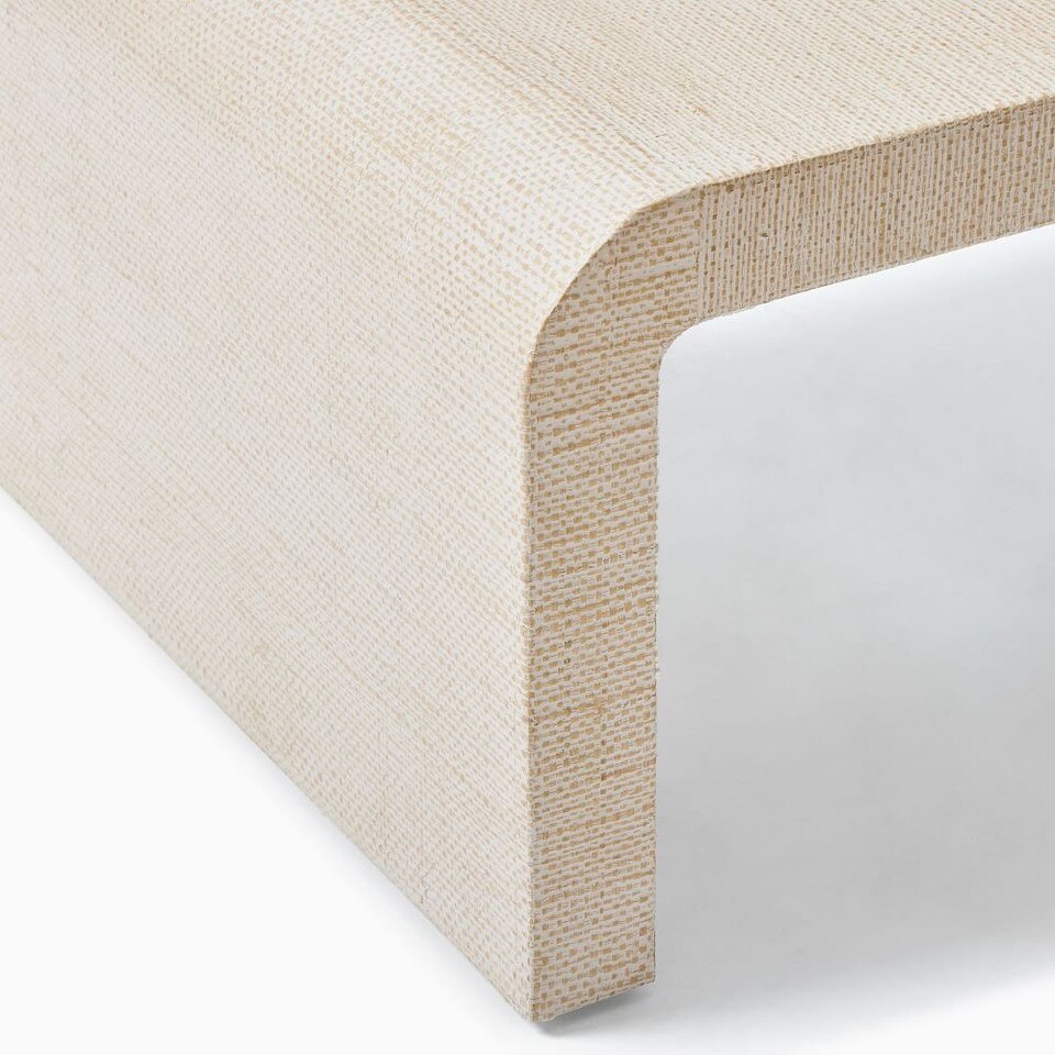 Solstice Painted Raffia Coffee Table (127 cm)