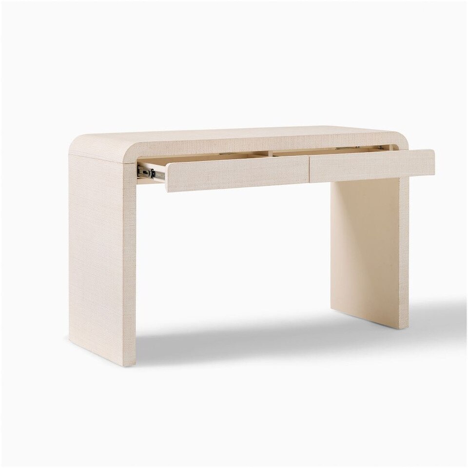 Solstice Painted Raffia Desk (122 cm)