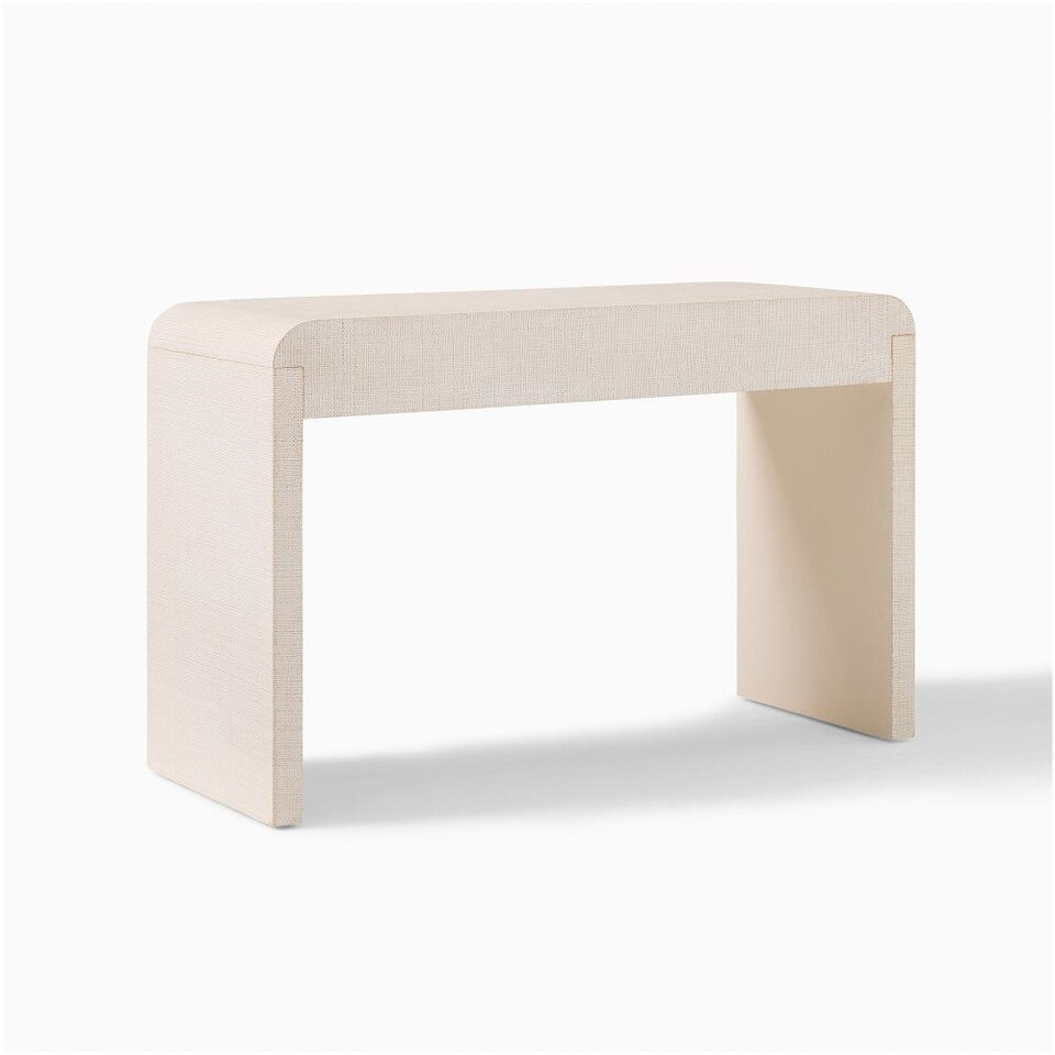 Solstice Painted Raffia Desk (122 cm)