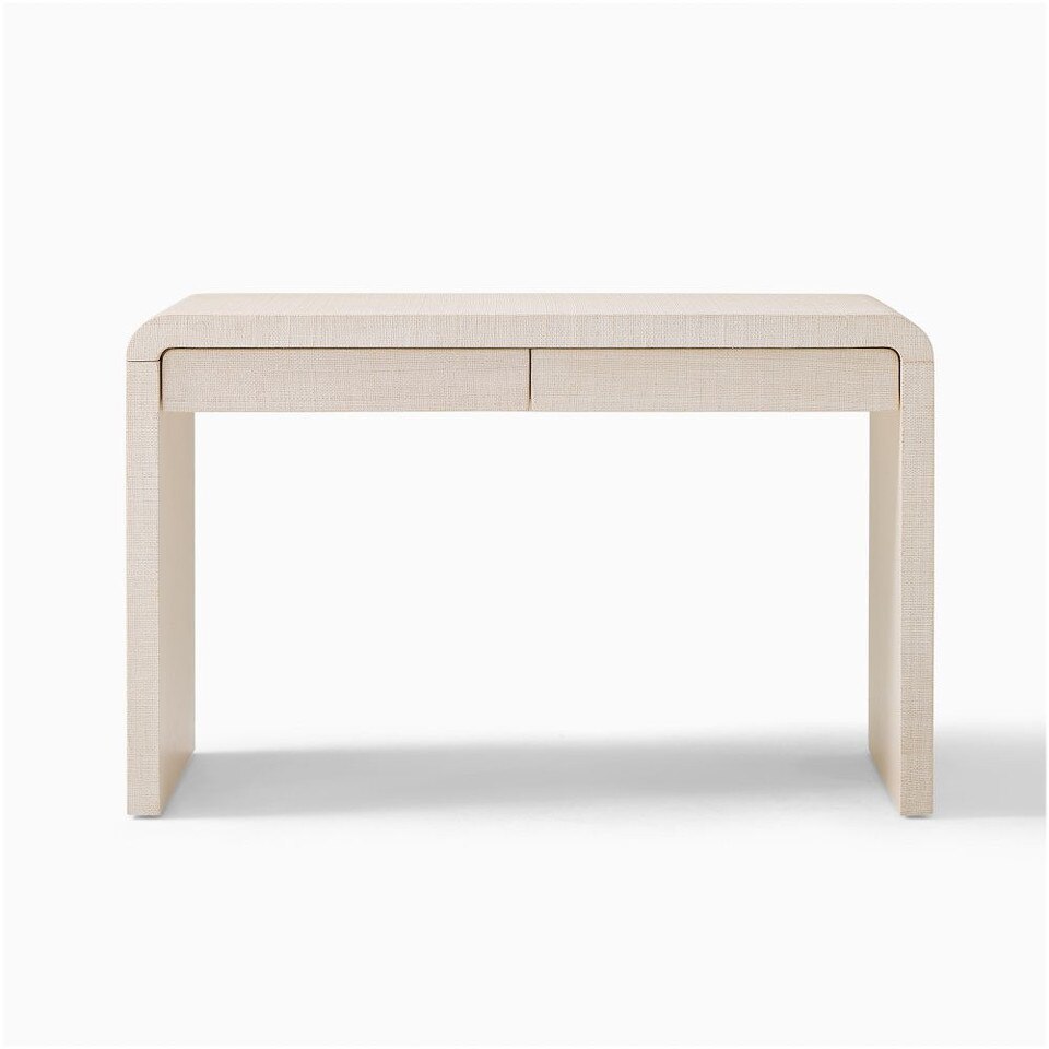 Solstice Painted Raffia Desk (122 cm)