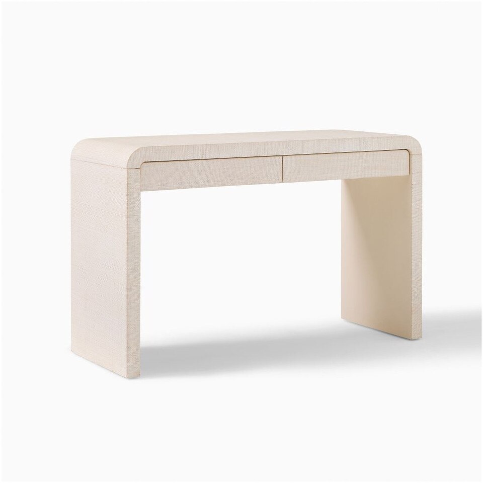 Solstice Painted Raffia Desk (122 cm)