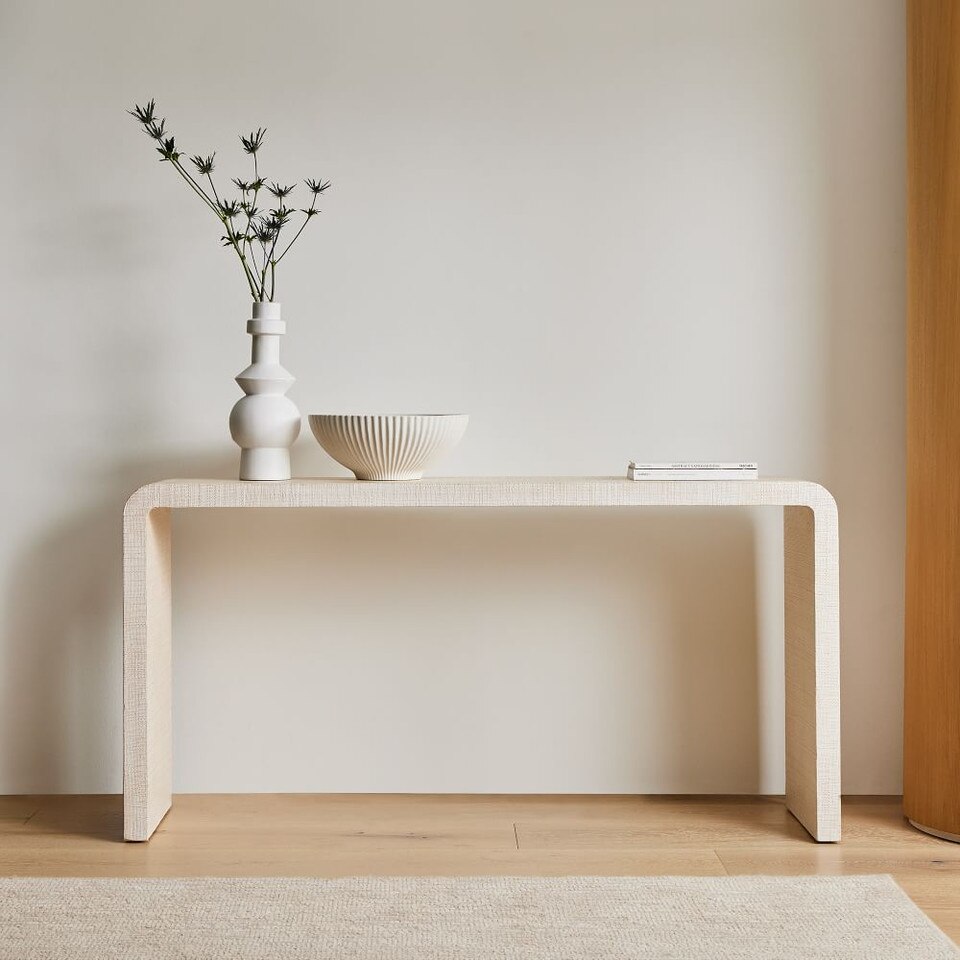 Solstice Painted Raffia Console (152 cm)